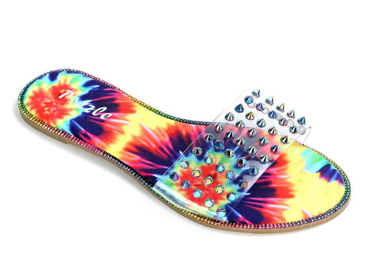 Tye dye slides