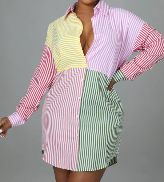 Multi collar dress