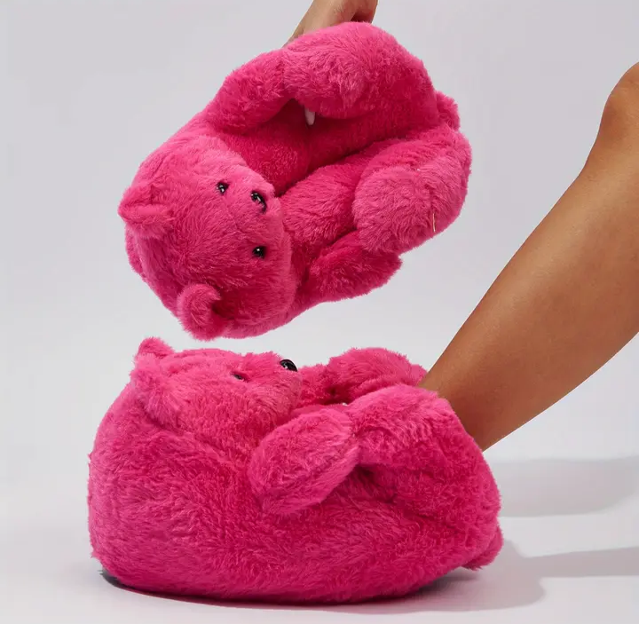Teady bear slippers