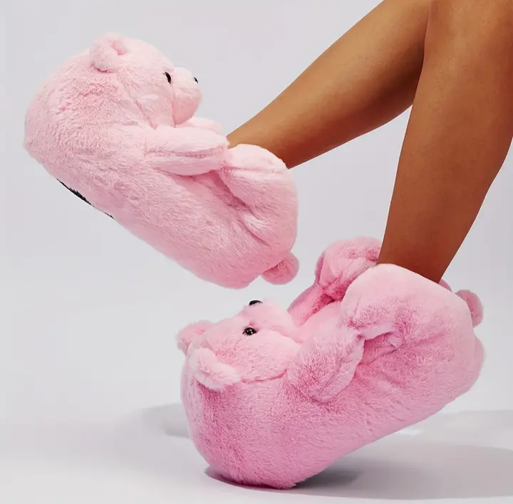 Teady bear slippers